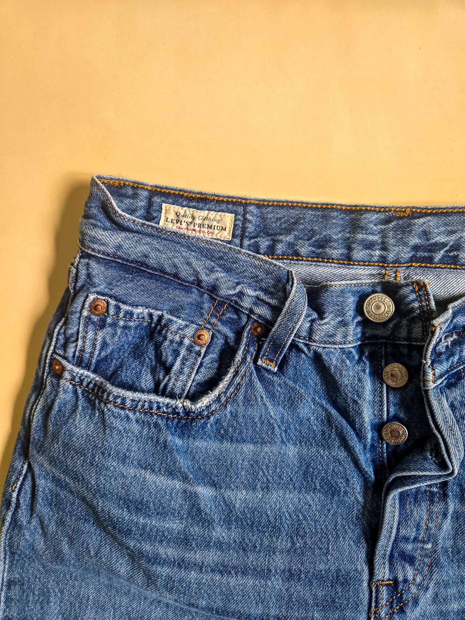 Vintage Levi’s Premium 501 Straight-Leg Jeans – W28 L26 (Modern Women’s 2–4) The Kindred Bone