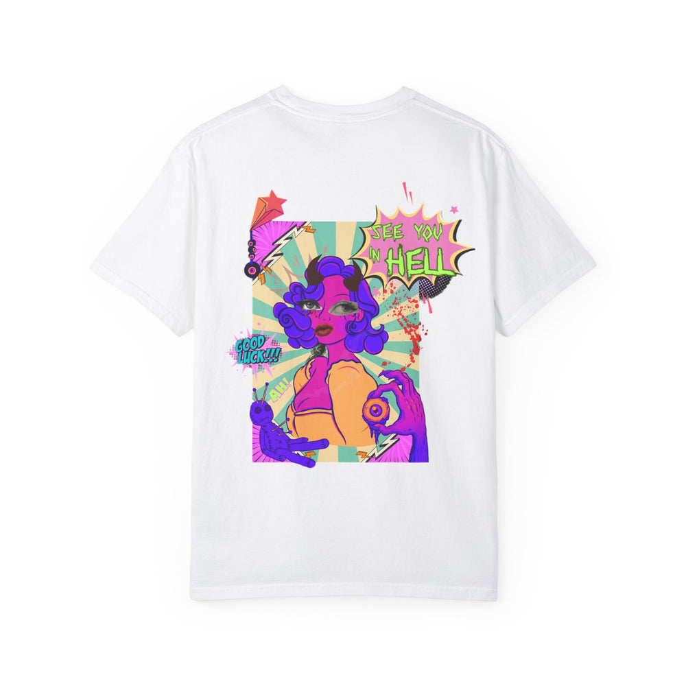 KB | SEE YOU IN HELL POP ART UNISEX TSHIRT The Kindred Bone