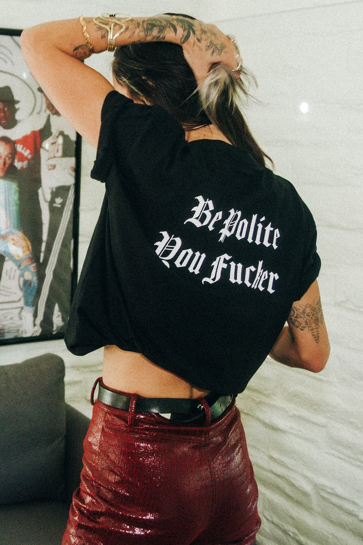 BE POLITE TEE | REBEL SOUL COLLECTIVE The Kindred Bone