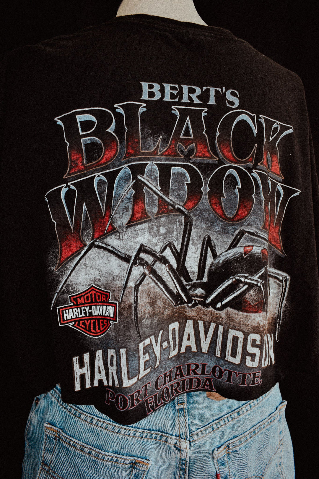 BERTS BLACK WIDOW CROP The Kindred Bone