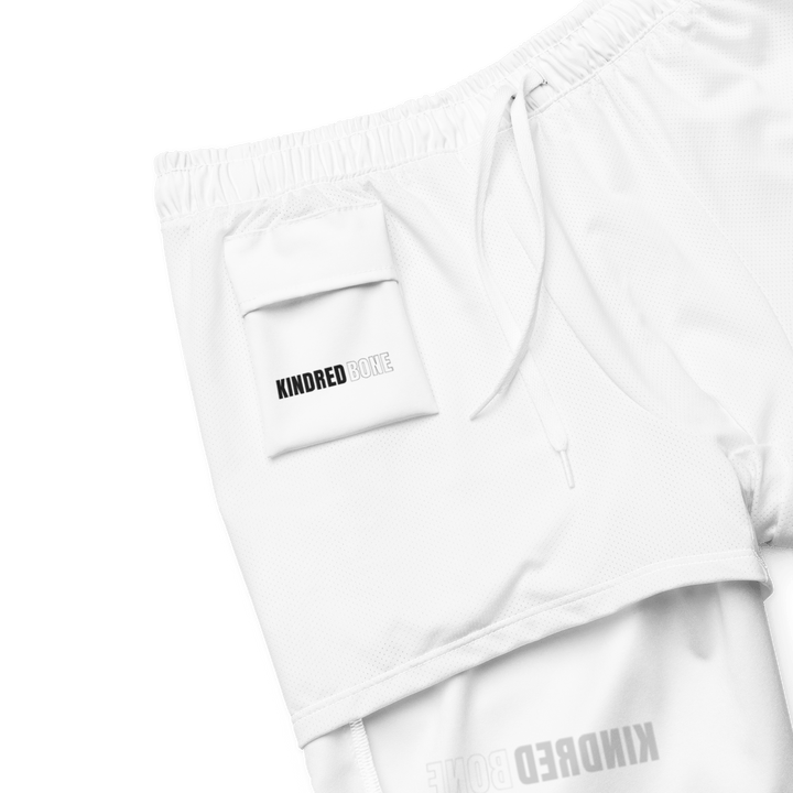 KB | CLASS LOGO SWIM TRUNKS | WHITE The Kindred Bone