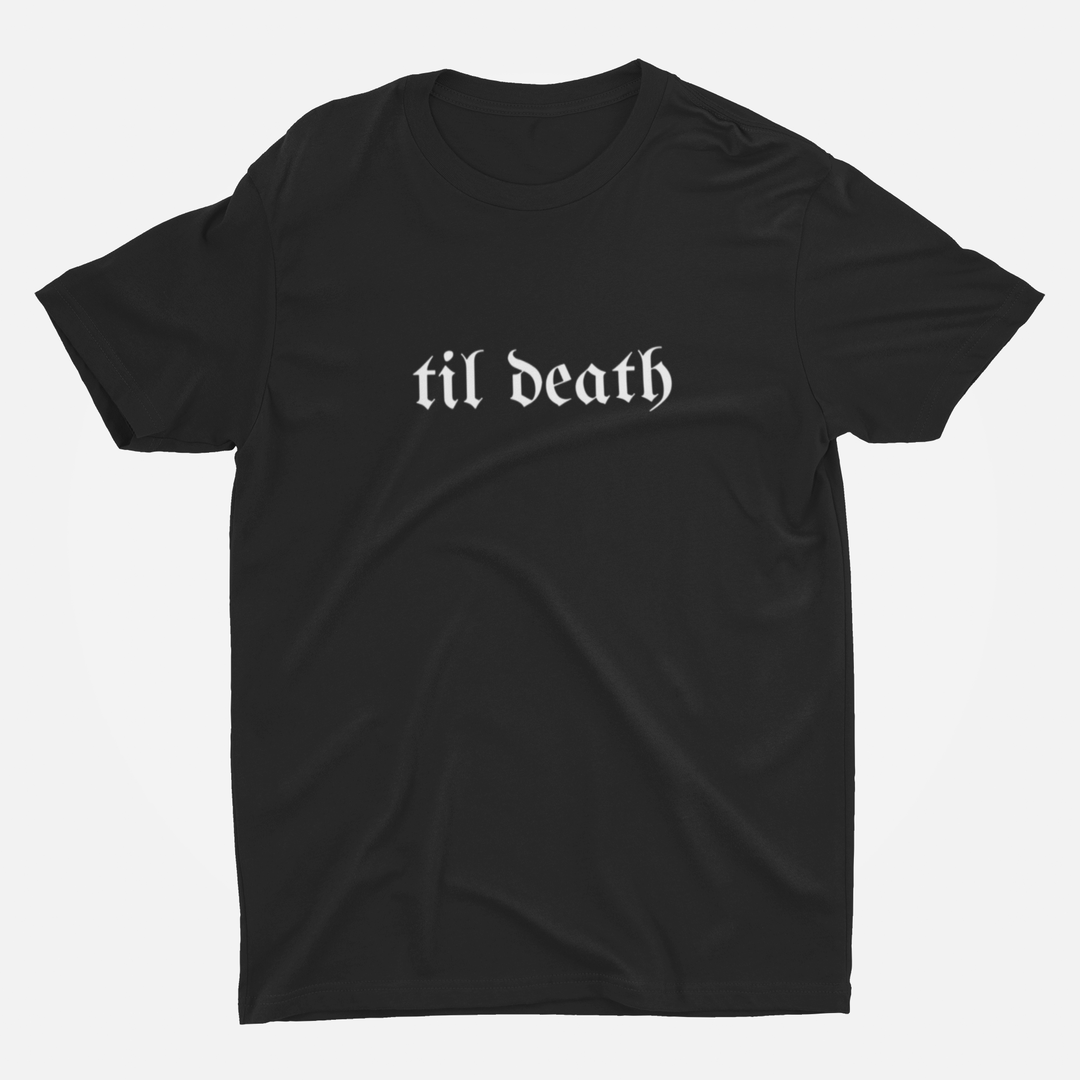 KB | TIL DEATH ORGANIC COTTON TEE The Kindred Bone