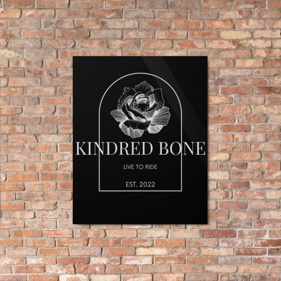 KINDRED BONE | LOGO METAL BAR SIGN The Kindred Bone