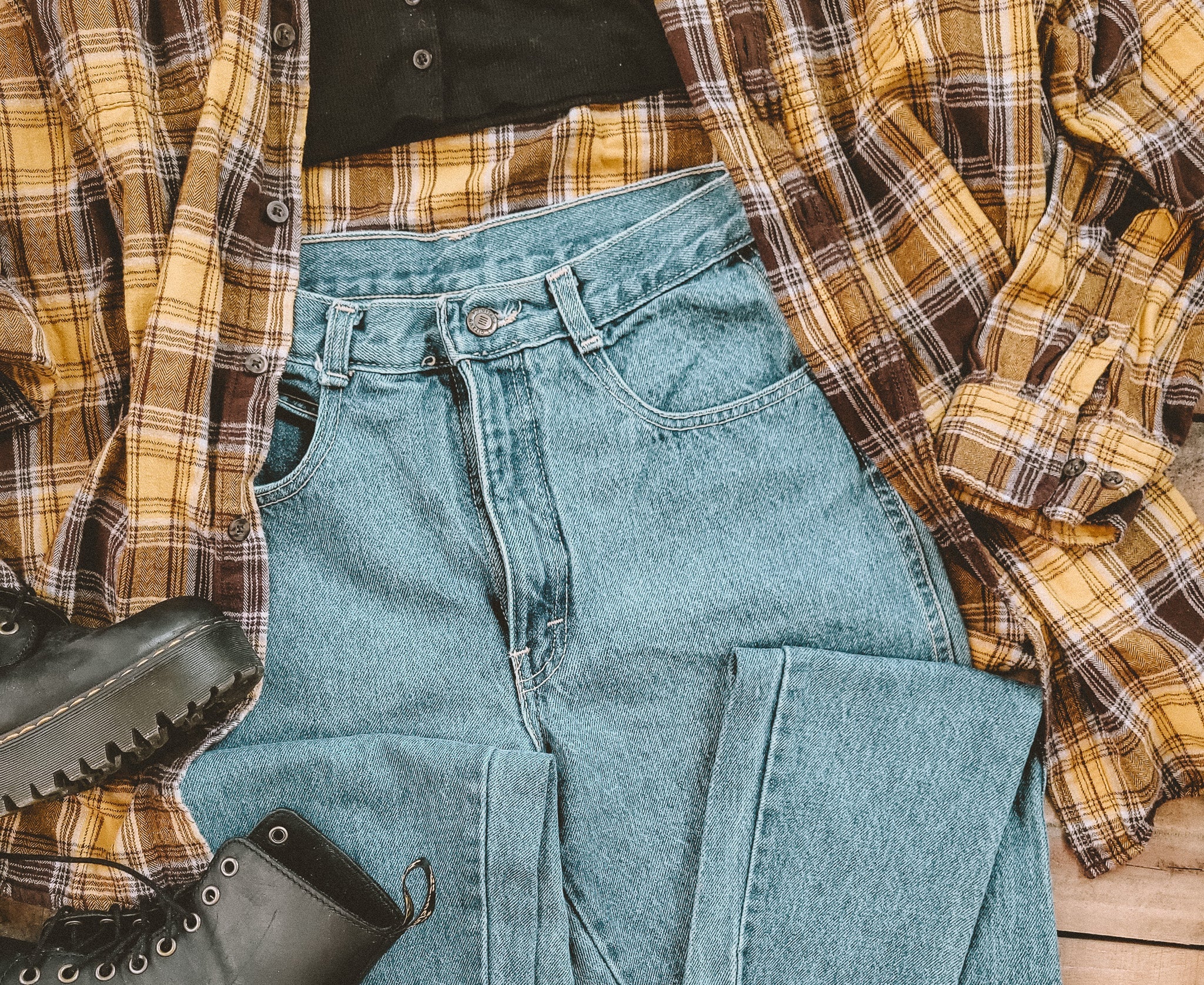 Vintage discount aesthetic jeans
