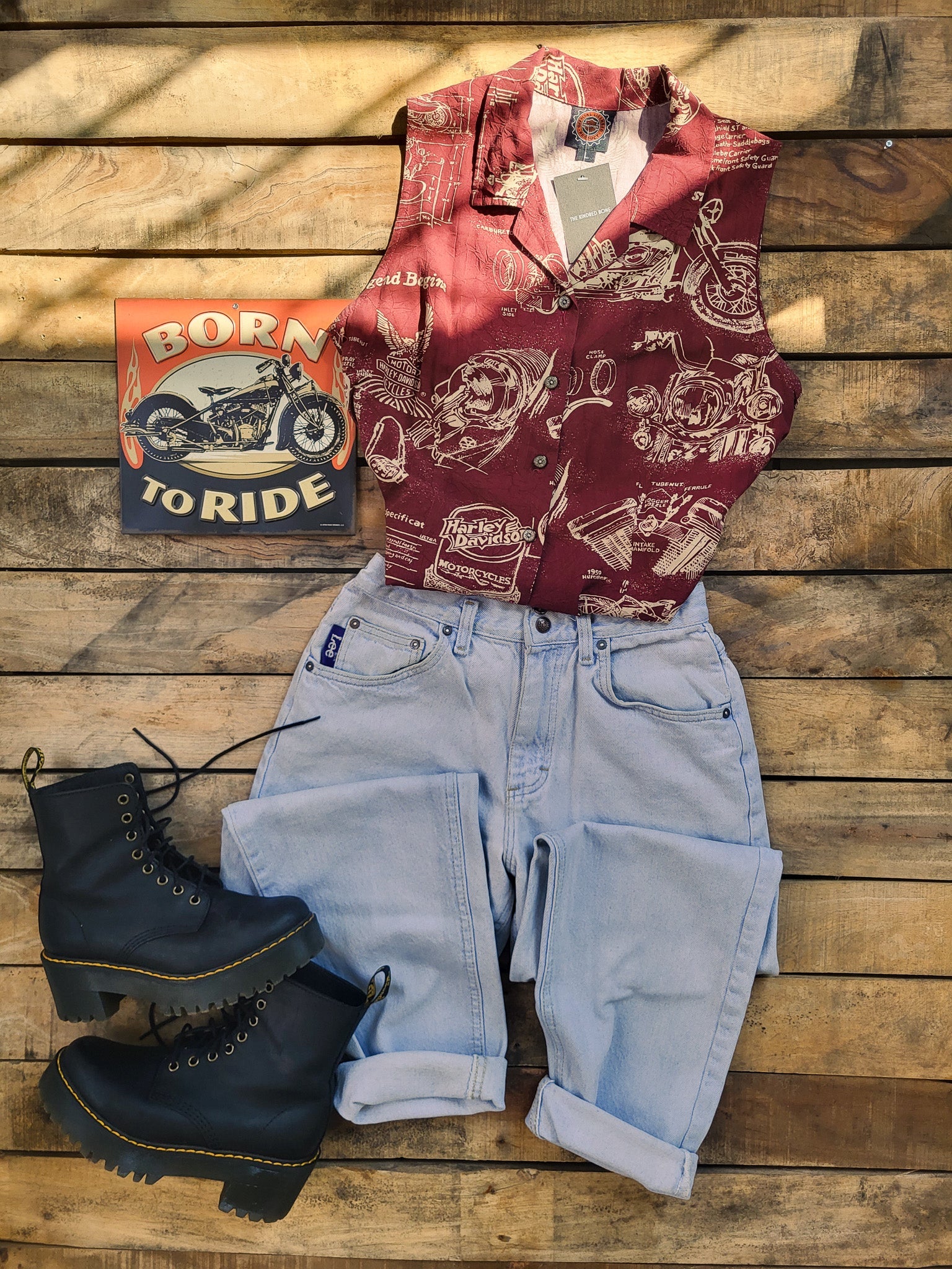 VINTAGE LEE BOYFRIEND JEANS The Kindred Bone